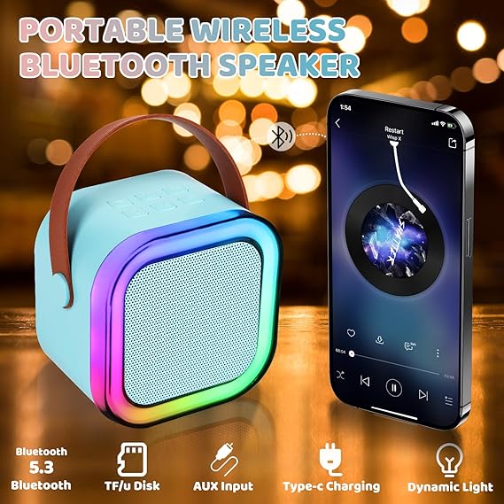 Mini Karaoke Machine for Kids and Adults