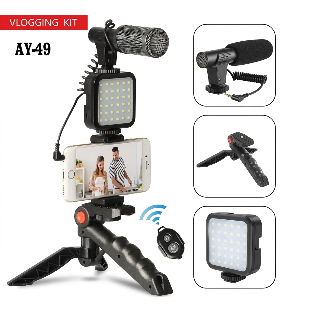 3-in-1 Video Making Kit for Smartphones