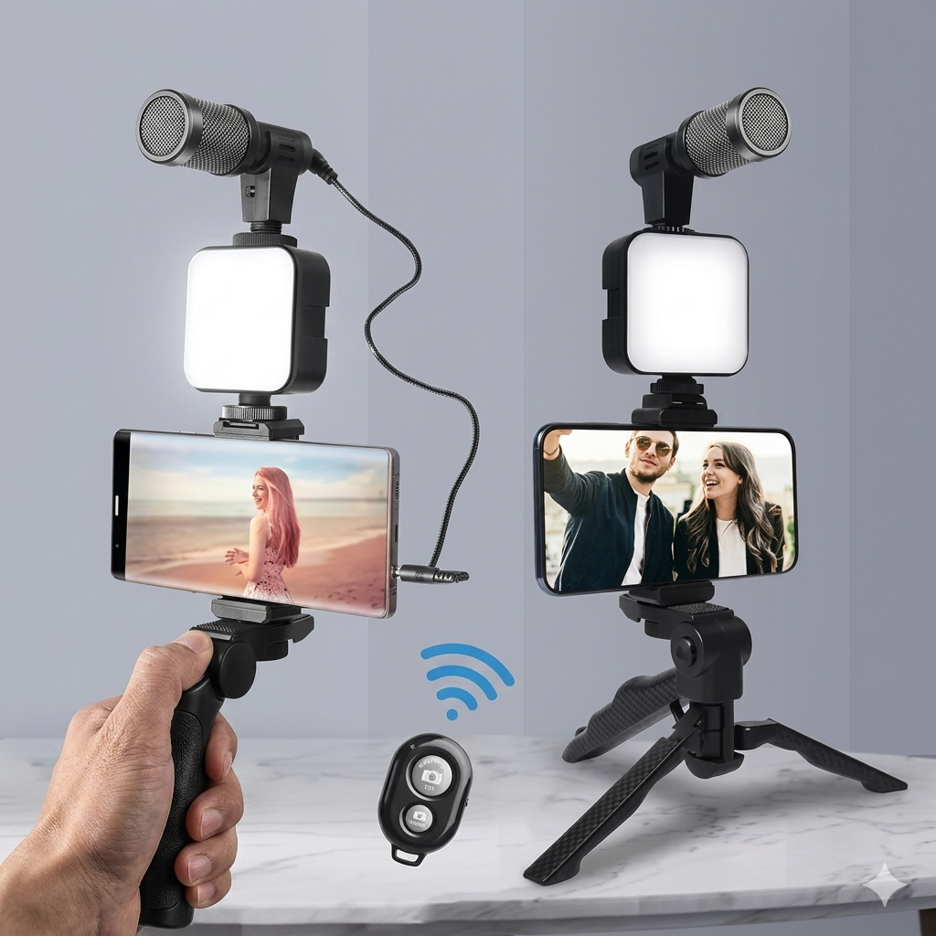 3-in-1 Video Making Kit for Smartphones